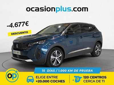 Azul Usado 2023 Peugeot 3008 Allure SUV | 21.750 € (Precio justo)
