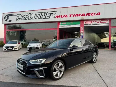 Usado Audi A4 S-Line 136 CV (100 kW) 2021 Negro Berlina