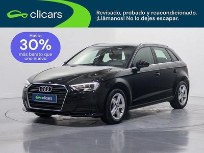 Usado Audi A3 Sportback g-tron Design 131 CV (96 kW) 2019 Negro Utilitario