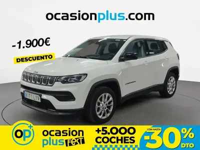 Usado Jeep Compass Longitude 130 CV (95 kW) 2022 Blanco SUV