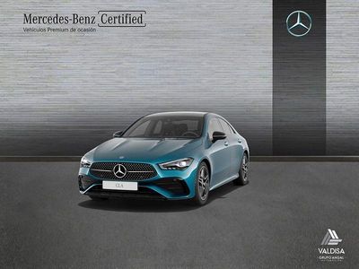 Azul Usado 2025 Mercedes CLA220 AMG line Berlina | 41.500 € (Buen precio)