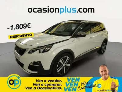Usado Peugeot 5008 GT 180 CV (132 kW) 2019 Blanco SUV