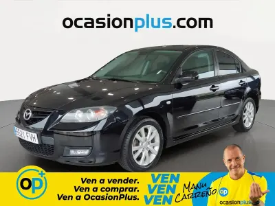 Usado Mazda 3 Active Plus 105 CV (77 kW) 2007 Negro Berlina