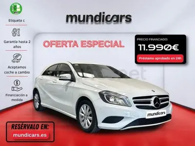 Usado Mercedes A180 Style 122 CV (89 kW) 2013 Blanco Berlina