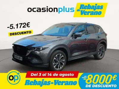 Usado Mazda CX-5 Exclusive-Line 165 CV (121 kW) 2024 Gris SUV
