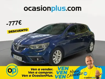 Usado Renault Mégane Intens 100 CV (73 kW) 2017 Azul