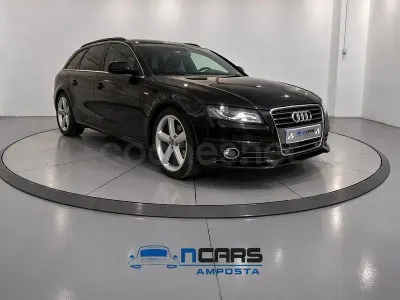 Usado Audi A4 143 CV (105 kW) 2009 Negro Familiar