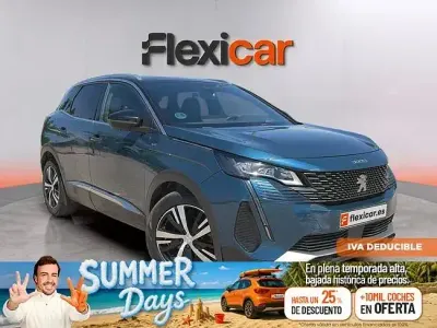 Usado Peugeot 3008 GT 130 CV (95 kW) 2022 Azul SUV