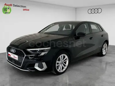 Usado Audi A3 Advanced Plus 110 CV (80 kW) 2021 Negro Berlina