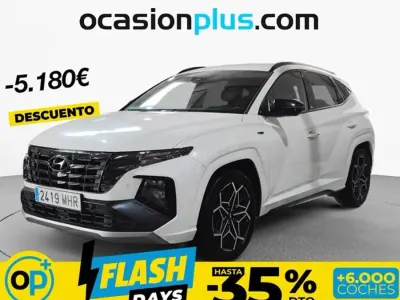 Usado Hyundai Tucson N Line 150 CV (110 kW) 2023 Blanco SUV