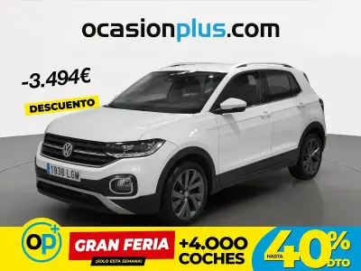 Usado VW T-Cross Sportline 150 CV (110 kW) 2020 Blanco SUV