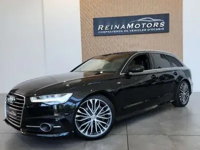 Usado Audi A6 S-Line 218 CV (160 kW) 2015 Negro Familiar