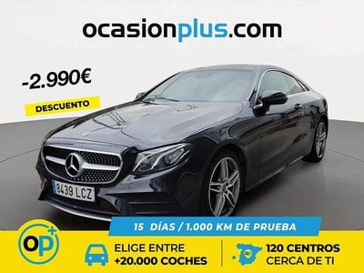 Usado Mercedes E220 194 CV (142 kW) 2019 Negro Coupe