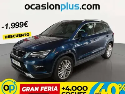 Usado Seat Ateca 4Drive 190 CV (139 kW) 2018 Azul SUV