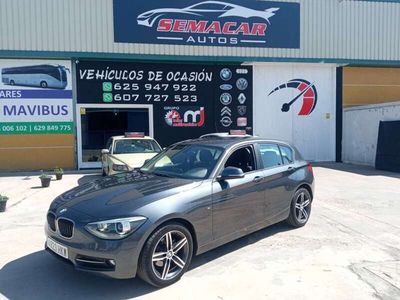 Usado BMW 118 Sport Line 143 CV (105 kW) 2012 Gris Utilitario