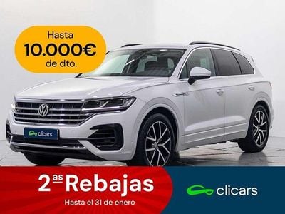 Blanco Usado 2020 VW Touareg R-line SUV | 41.390 € (Precio justo)