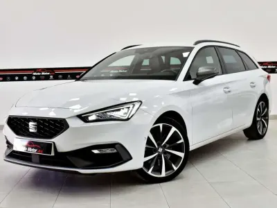 Usado Seat Leon ST FR 150 CV (110 kW) 2021 Blanco Familiar