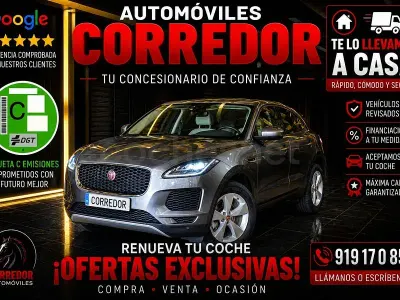 Usado Jaguar E-Pace R-Dynamic 150 CV (110 kW) 2018 Gris / plata SUV