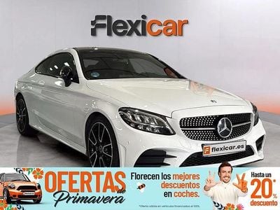 Usado Mercedes C220 194 CV (142 kW) 2022 Blanco Coupe
