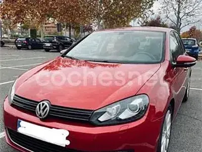 Usado VW Golf VI Sport 105 CV (77 kW) 2011 Rojo Utilitario
