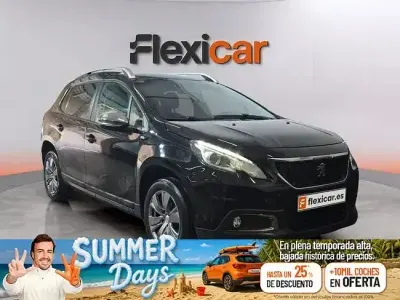 Usado Peugeot 2008 Access 82 CV (60 kW) 2017 Negro SUV