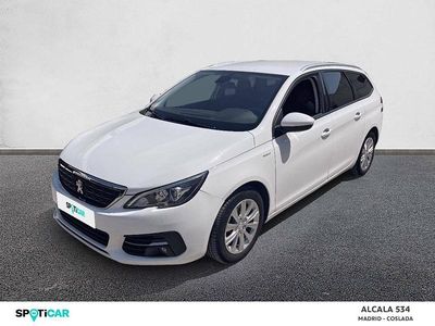 Usado Peugeot 308 SW Style 130 CV (95 kW) 2020 Blanco Familiar