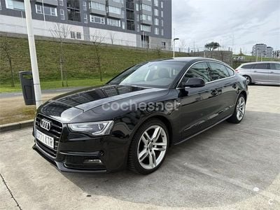Usado Audi A5 Sportback 245 CV (180 kW) 2014 Negro Utilitario