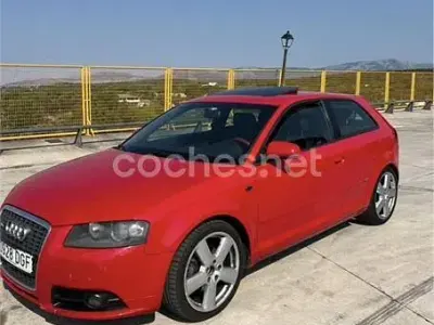 Usado Audi A3 Ambition 140 CV (102 kW) 2005 Rojo Utilitario