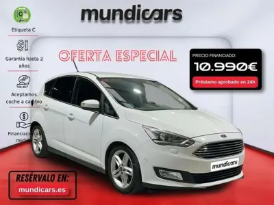 Usado Ford C-MAX Titanium 125 CV (91 kW) 2017 Blanco Monovolumen
