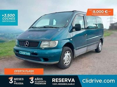 Usado Mercedes V200 Avantgarde 136 CV (100 kW) 1997 Azul Monovolumen