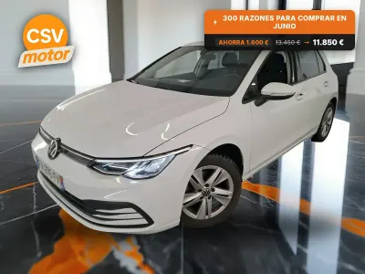 Usado VW Golf VIII Life 110 CV (80 kW) 2020 Blanco Utilitario