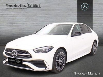 Usado Mercedes C300e AMG line 313 CV (230 kW) 2025 Blanco polar