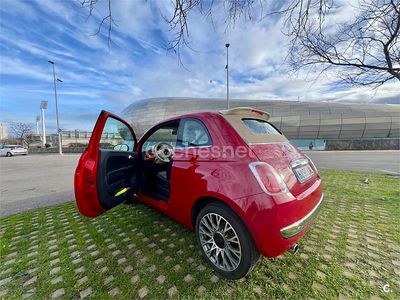 Rojo Usado 2012 Fiat 500 Lounge Descapotable | 6500 €