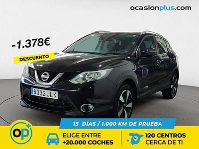 Usado Nissan Qashqai N-Connecta 131 CV (96 kW) 2016 Negro SUV