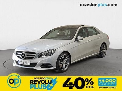 Usado Mercedes E300 Avantgarde 231 CV (169 kW) 2014 Gris plata Berlina