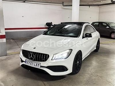 Usado Mercedes CLA220 AMG line 177 CV (130 kW) 2017 Blanco Berlina