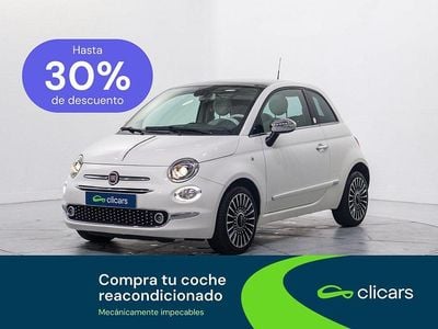 Usado Fiat 500 Lounge 69 CV (50 kW) 2018 Blanco Berlina