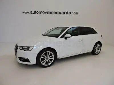 Usado Audi A3 Ambiente 110 CV (80 kW) 2016 Blanco Berlina