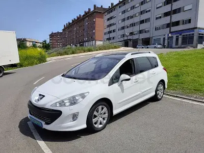Usado Peugeot 308 SW Sport 110 CV (80 kW) 2010 Blanco Familiar
