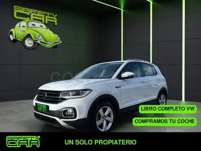 Usado VW T-Cross Sportline 110 CV (80 kW) 2020 Blanco SUV