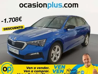 Usado Skoda Scala Ambition 116 CV (85 kW) 2019 Azul Utilitario
