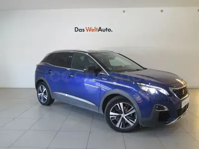 Usado Peugeot 3008 Active 120 CV (88 kW) 2017 Azul SUV