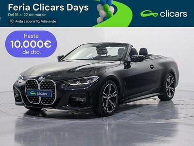 Usado BMW 420 190 CV (139 kW) 2022 Negro Descapotable