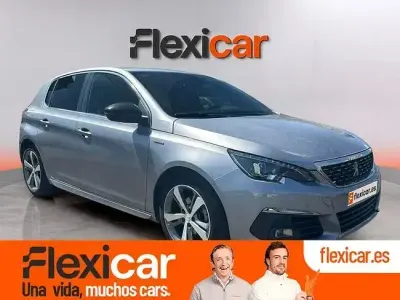 Usado Peugeot 308 GT-line 130 CV (95 kW) 2019 Gris