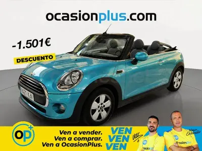 Usado Mini One Cabriolet 102 CV (75 kW) 2018 Azul Descapotable