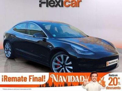 Usado Tesla Model 3 Performance 330 kW (450 CV) 2019 Negro Berlina