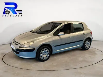 Usado Peugeot 307 90 CV (66 kW) 2002 Gris / plata Berlina