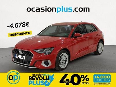 Usado Audi A3 Advanced Plus 110 CV (80 kW) 2023 Rojo Berlina