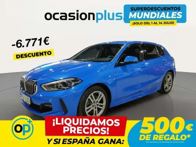 Usado BMW 118 140 CV (102 kW) 2019 Azul Berlina