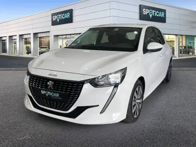 Begagnad Peugeot 208 Active 75 HK (55 kW) 2020 Vit Halvkombi